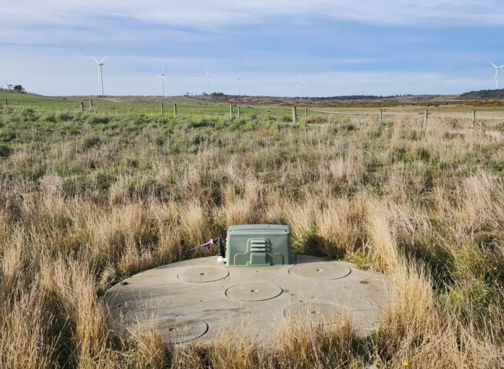 Commercial wastewater treatment system Barnbougle Tasmania