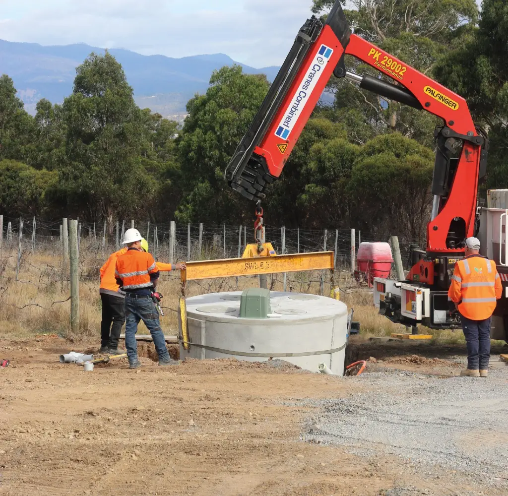 Enviro Tas Wastewater Treatment System Install Old Beach 2