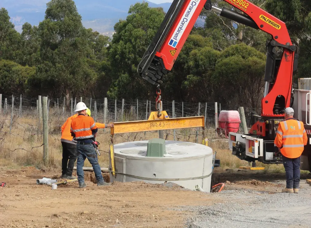 Enviro Tas Wastewater Treatment System Install Old Beach 2