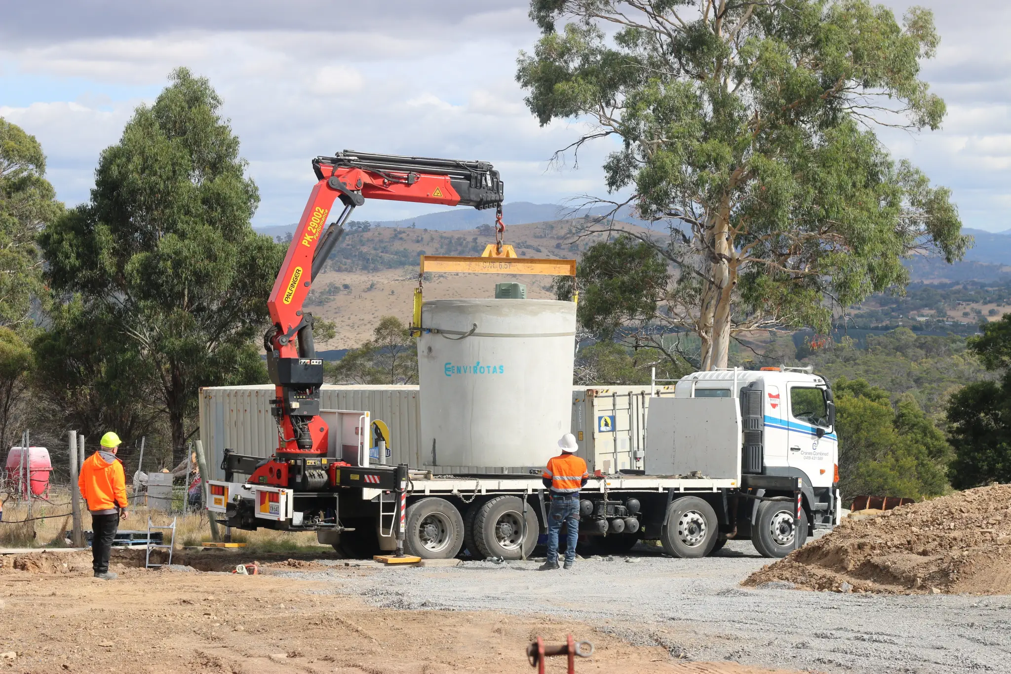 EnviroTas Wastewater Treatment System Installation