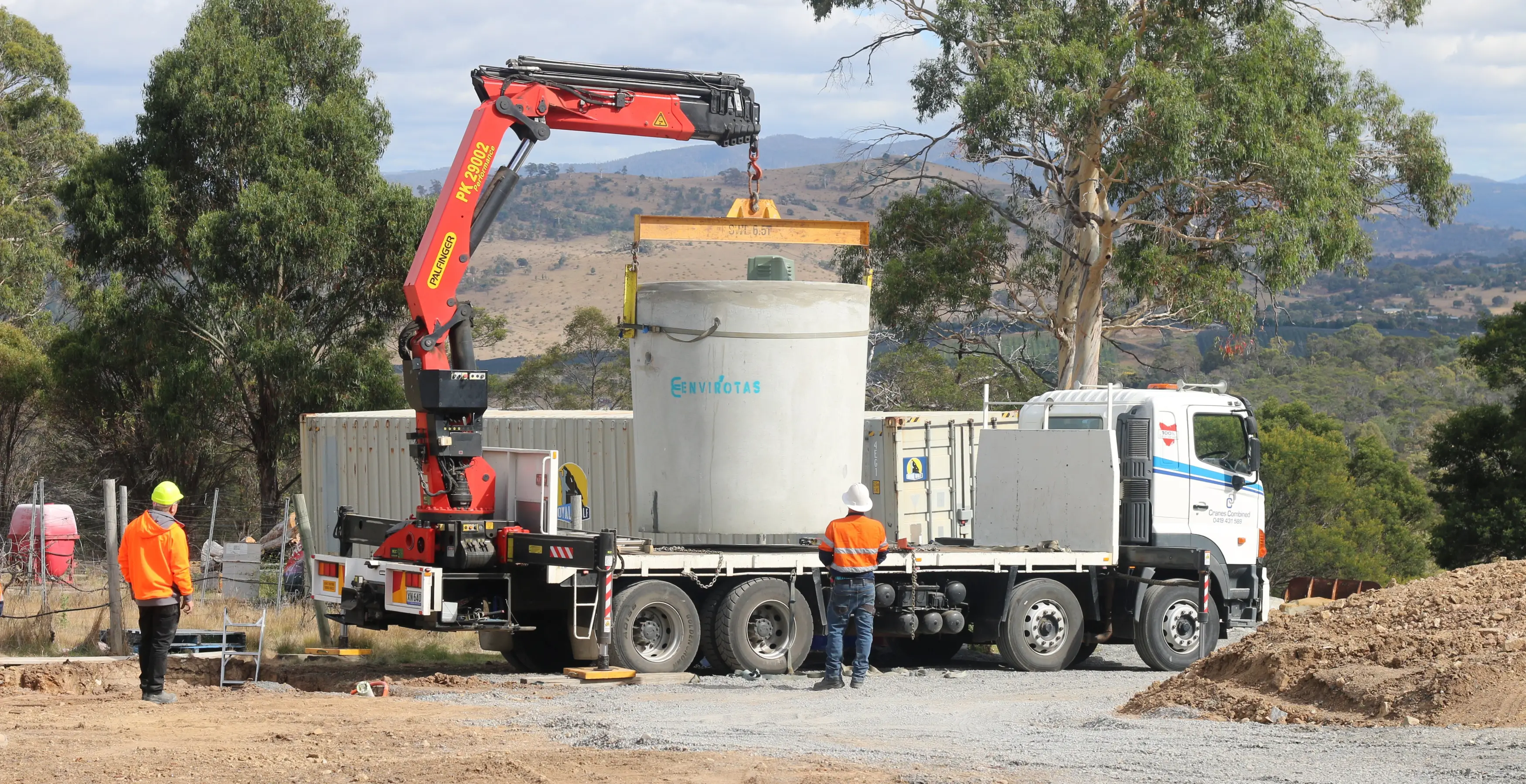 EnviroTas Wastewater Treatment System Installation