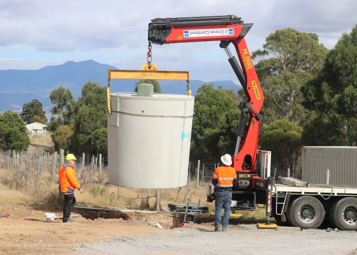 Enviro Tas Wastewater Treatment System Install Old Beach 1