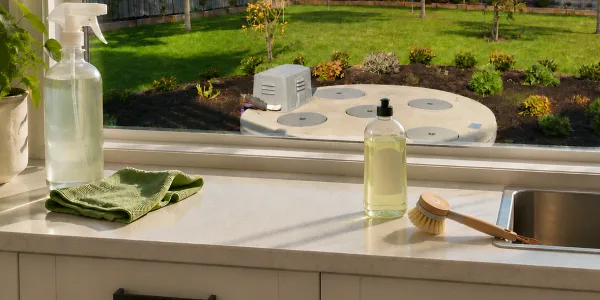Enviro Tas cleaning products for use with AWTS